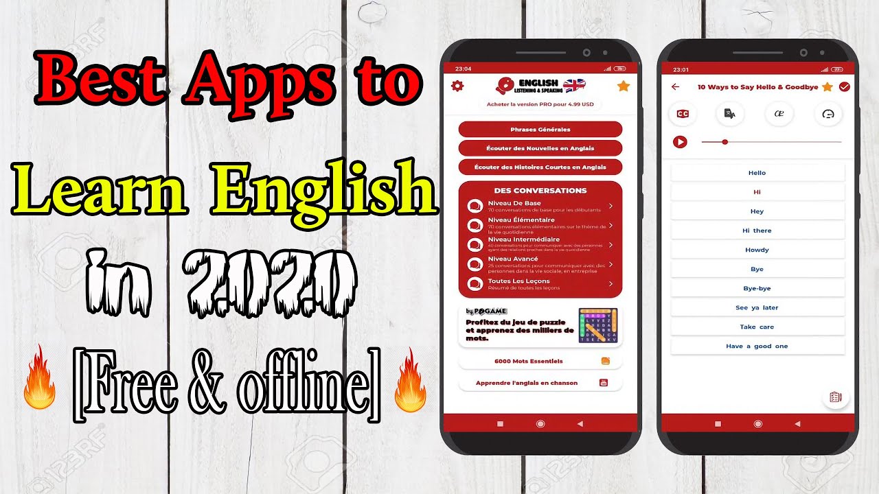 best app to learn english offline 2020 - YouTube