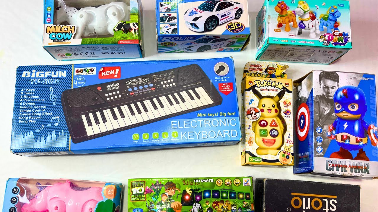 🥳 Unboxing 10 Coolest Toys! Ben 10 Bus, Pokemon Mobile & Dancing Captain America! 🚀| ToyWorld