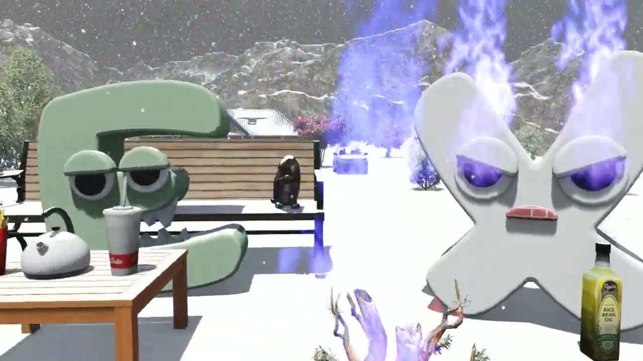 Alphabet Lore in  the NEW YEAR #2 