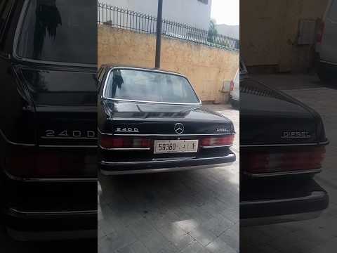 مرسيدس بنز 240 تحفة فنية رائعة تحية وتقدير لملكها المغرب Cars Mercedes الرباط Cars السيارات