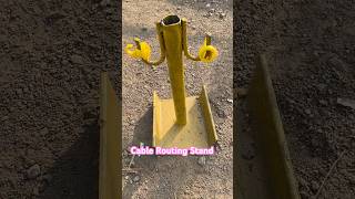 How to Made site fabricated Cable Stand #electricalsafety #constructionsafety #safety #ehs