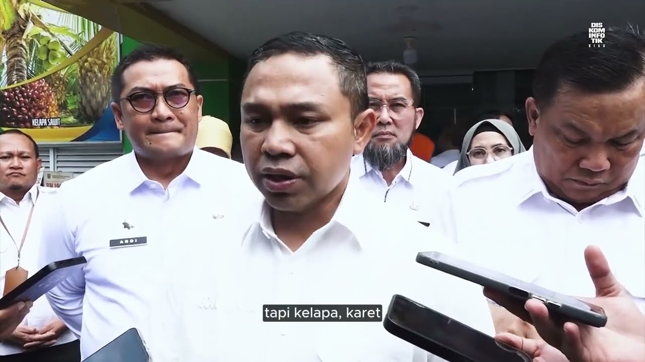 Kunjungan Kerja Gubernur Dan Wakil Gubernur Riau Di Dinas Perkebunan Provinsi Riau