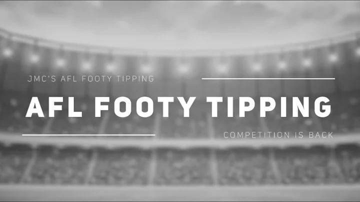 JMC's 2019 Footy Tipping Competition