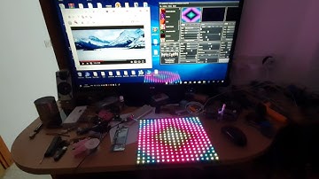 WS2812b arduino 17x17 matrix and glediator