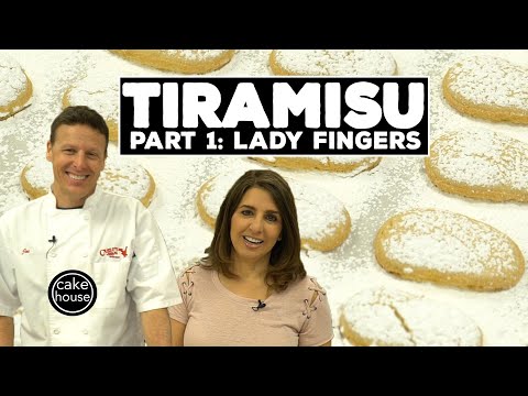 Classic Tiramisu Recipe Part 1/3 | Lady Fingers | Classic Desserts w. Cake Boss's Joe & Grace