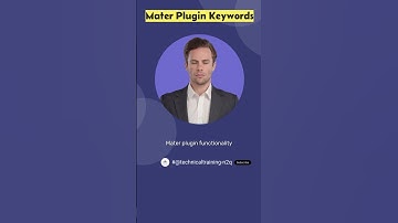 Mater Plugin Keywords |  #shorts #youtubeshorts #aigeneratedvideos