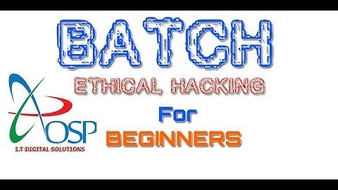 Ethical Hacking using Batch (CMD) | How to hack wifi Password for Beginners