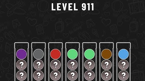 Ball Sort Puzzle Level 911 #ballsortpuzzle #ballsortpuzzlegameplay #puzzlegame #mobile games
