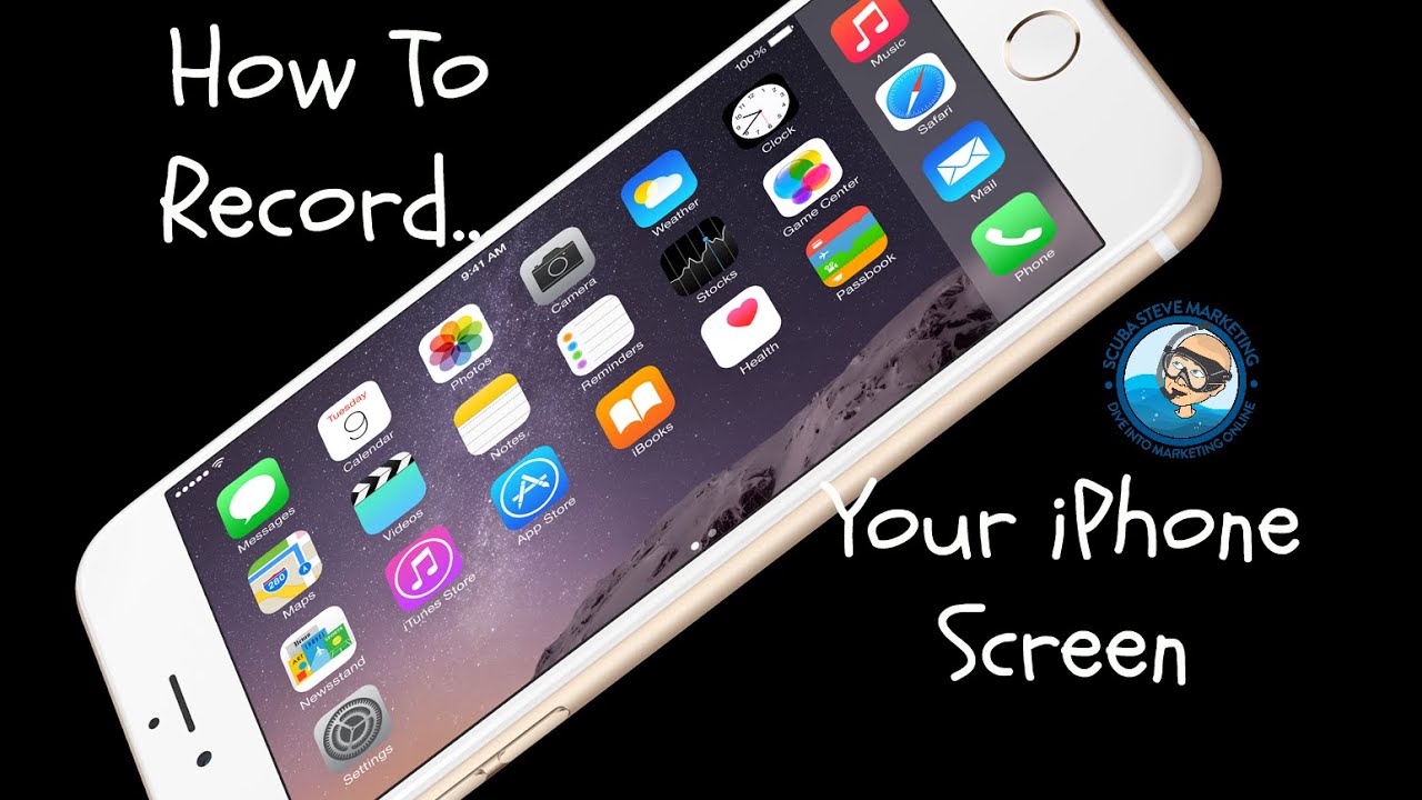 How to record your iPhone screen - YouTube