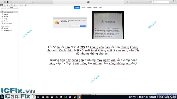 Nhưng lỗi thường gặp khi update ios bằng itune năm 2024