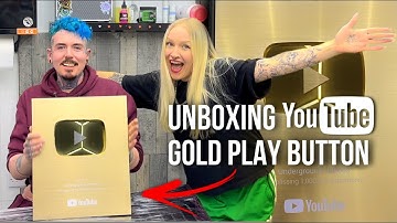 UNBOXING OUR YouTube GOLD PLAY BUTTON 🏆✨ YouTube Creator Awards for 1 MILLION SUBSCRIBERS! 🎉