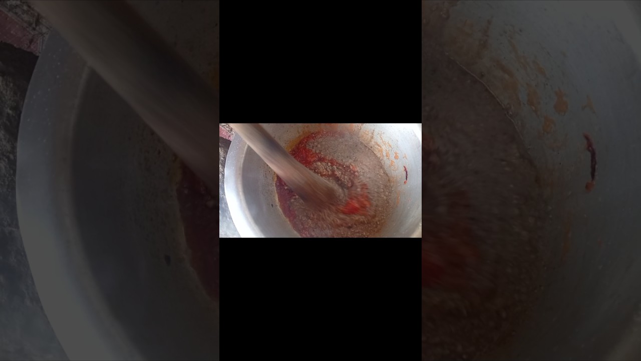 Crashed ground nut stew 🍲 with mashed sweet potato// village life.