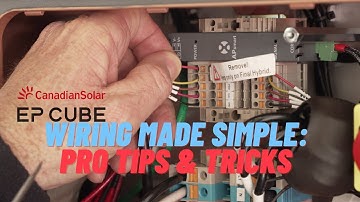 EP Cube Terminal Connection Guide - Expert Tips from Mike Jolley