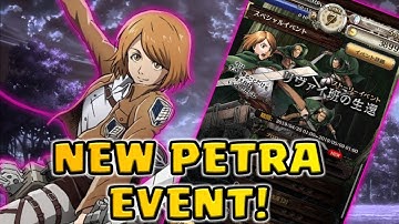 ITS ALREADY THIS HARD?! New Petra Event! Attack on Titan Tactics