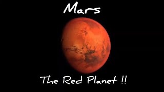 Facts About Mars 'The Red Planet' - Nutshell School