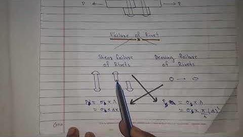 #1 Numerical of steel structure || Rivet value || shearing failure || Bearing failure ||
