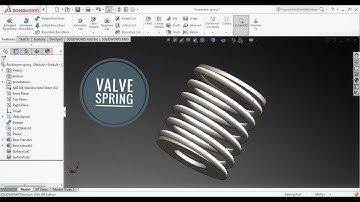 Rockerarm spring in solidworks