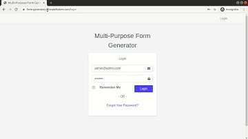 Multi Purpose Form Generator (easily Create html form online),  drag & drop form builder & mailchimp