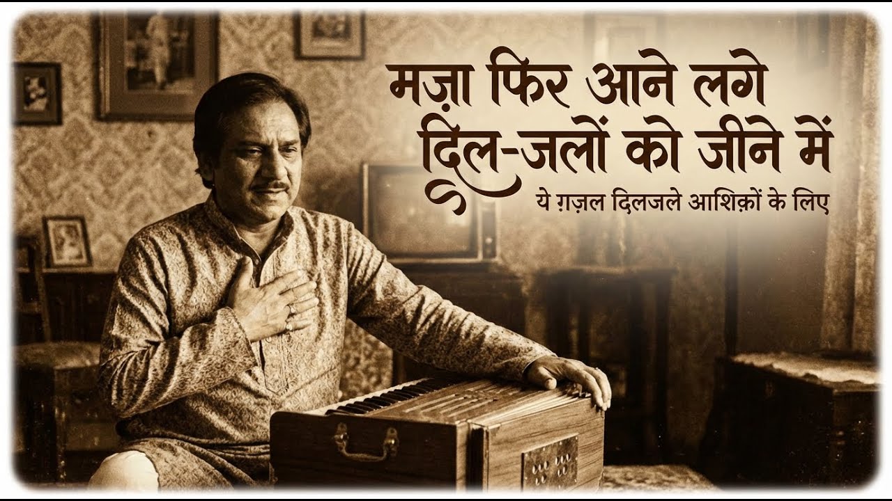 मज़ा फिर आने लगे दिल जलों को जीने में Ghulam Ali Ji Style Bezubaan Ishq Shayar Ghazal Sad Ghazal