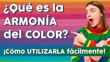 ¿Qué es la ARMONÍA del COLOR?🌈 ¡CÓMO UTILIZARLA rápido y sencillo!