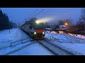 Электропоезд ЭП2Д-0092 платформа Хлюпино до станции Лобня. 01.02.2024.