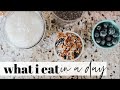 WHAT I EAT IN A DAY | Becca Bristow