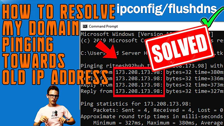 How to resolve-My Domain pinging towards old IP issue [SOLVED]☑️