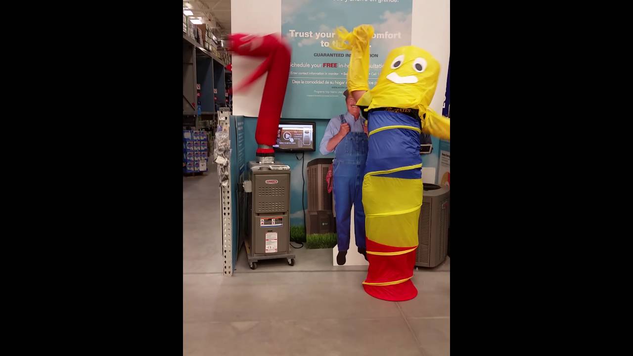 Wacky wavy arms inflatable tube man