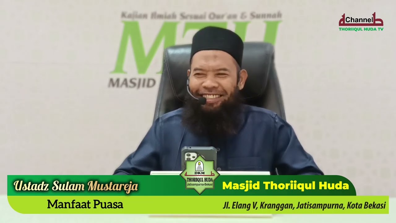 MANFAAT PUASA, #ustadzsulam Mustareja Hafidzahullah Ta'ala