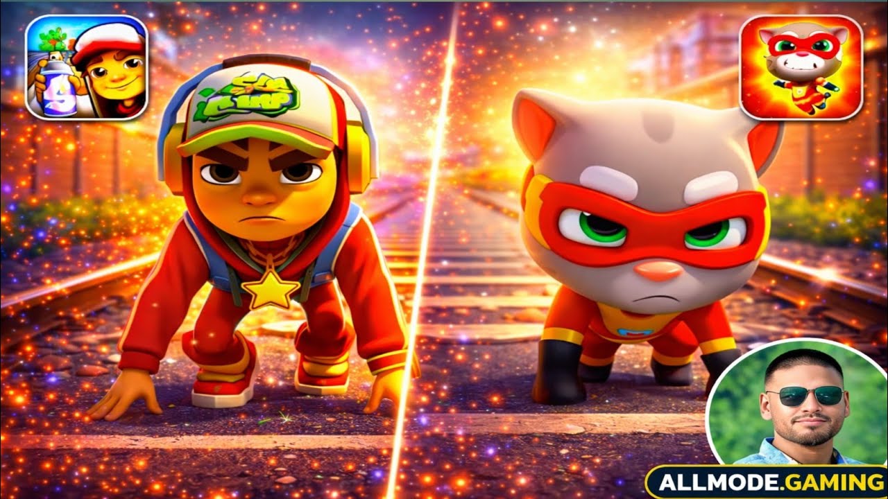 Subway Surfers vs Talking Tom Gold Run | Best Endless Runner Battle