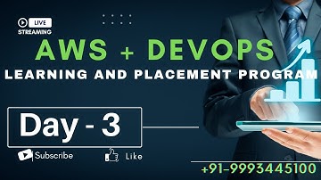 AWS + DevOps || Day3 || Live Session Zoom Recording || 8 AM IST Started Today || Batch-29