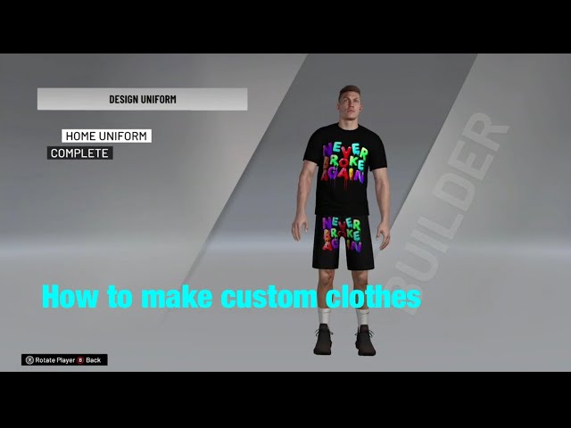 North Carolina Tar Heels 3v3 Pro Am Jersey Creation Tutorial NBA 2K20 