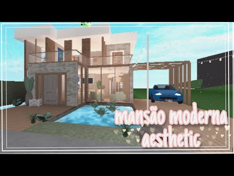 Bloxburg, Casa de 2 andares moderna com tons claros 65k