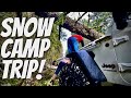 Snow camp out part 1 jeep camping overland