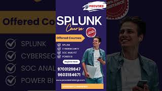best online splunk training