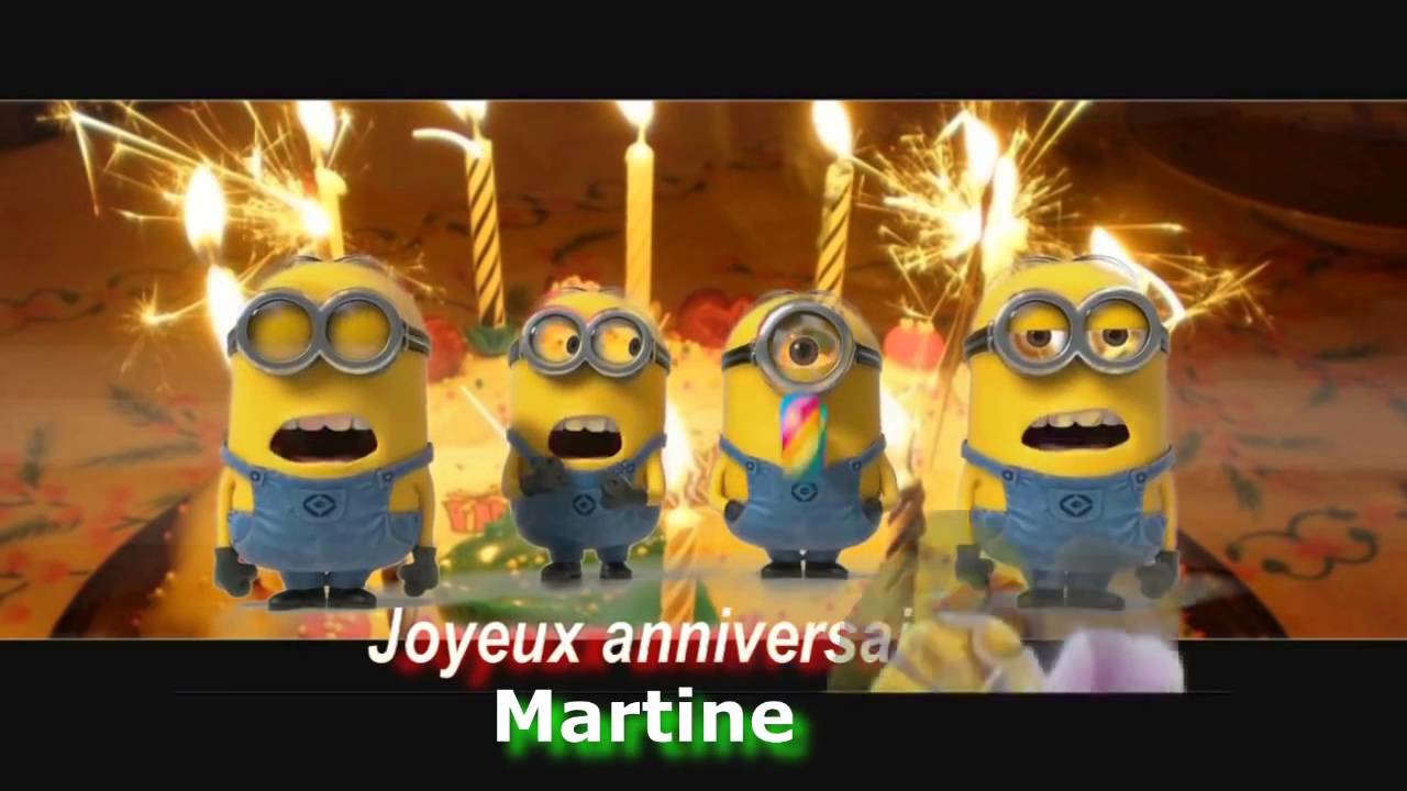 Joyeux Anniversaire Martine Youtube