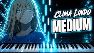CLIMA LINDO - GXMZ, Repsaj | MEDIUM Piano Tutorial