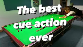 The best cue action ever!