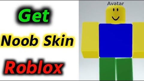 How to make your character look like a classic Noob in Roblox on ipad