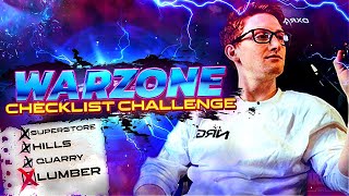 WARZONE CHECKLIST CHALLENGE : LUMBER (CALL OF DUTY MODERN WARFARE #WARZONE)