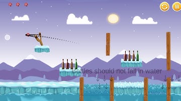 #shanzaygaming       Knock Down Bottles Snow World Level 3