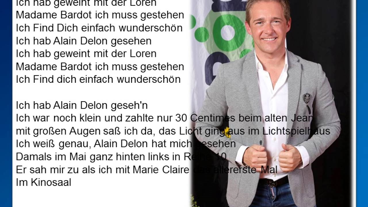 Ich Hab Alain Delon Geseh N