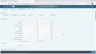SAP S/4 HANA Release Work Order