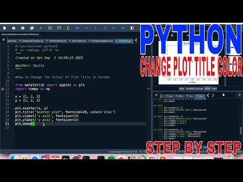 ✅  How To Change The Color Of A Plot Title In Python  🔴