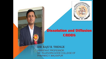 Dissolution and Diffusion Controlled Released Drug Delivery System