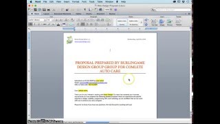 Web Proposal format in Word 1
