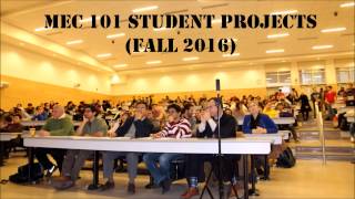 MEC101, Fall 2016 Robot Design Project Demo