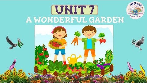 Stater 1l Unit 7: A wonderful garden l phonics e l  kids vocabulary l@HTchannelEnglishforyou