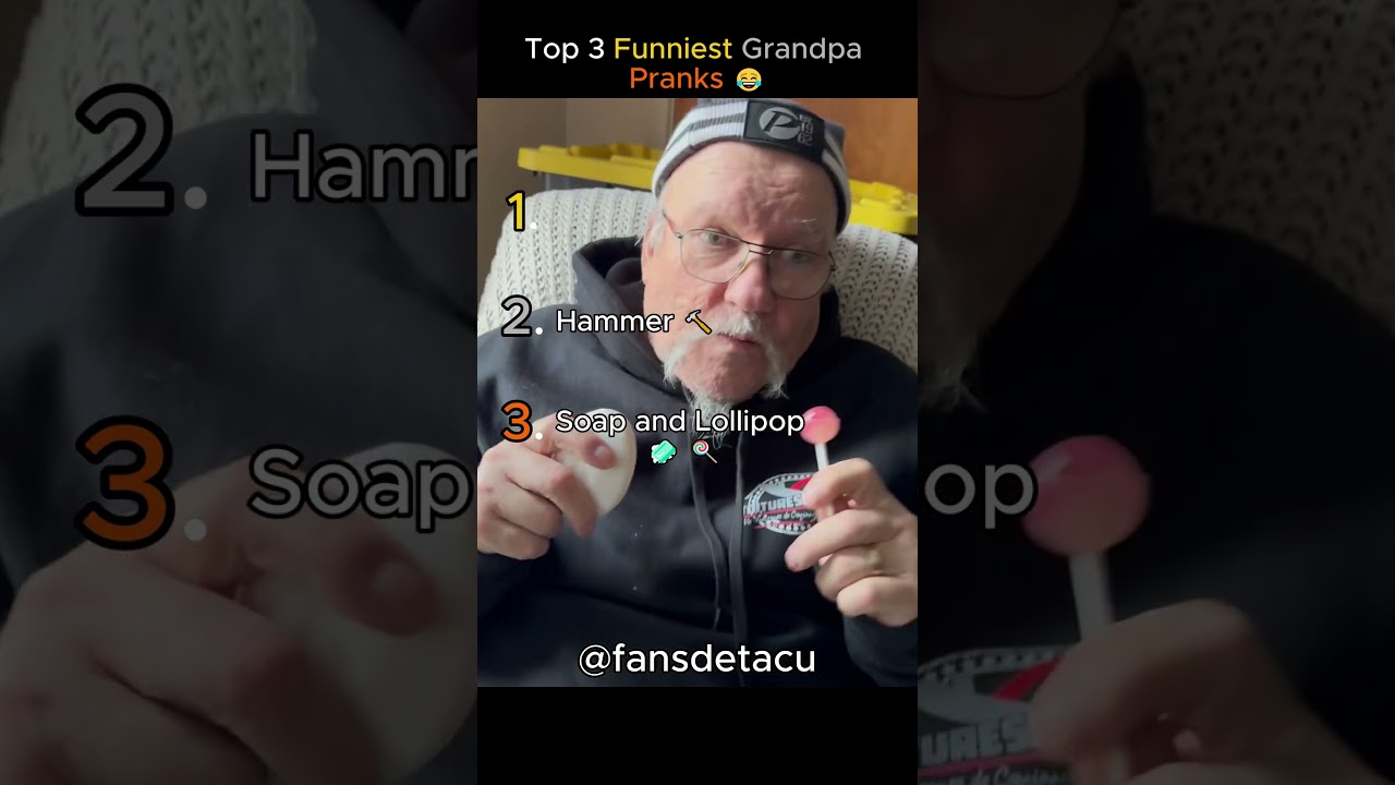 Top 3 Funniest Grandpa Pranks 😂 (He Was Not Ready!)