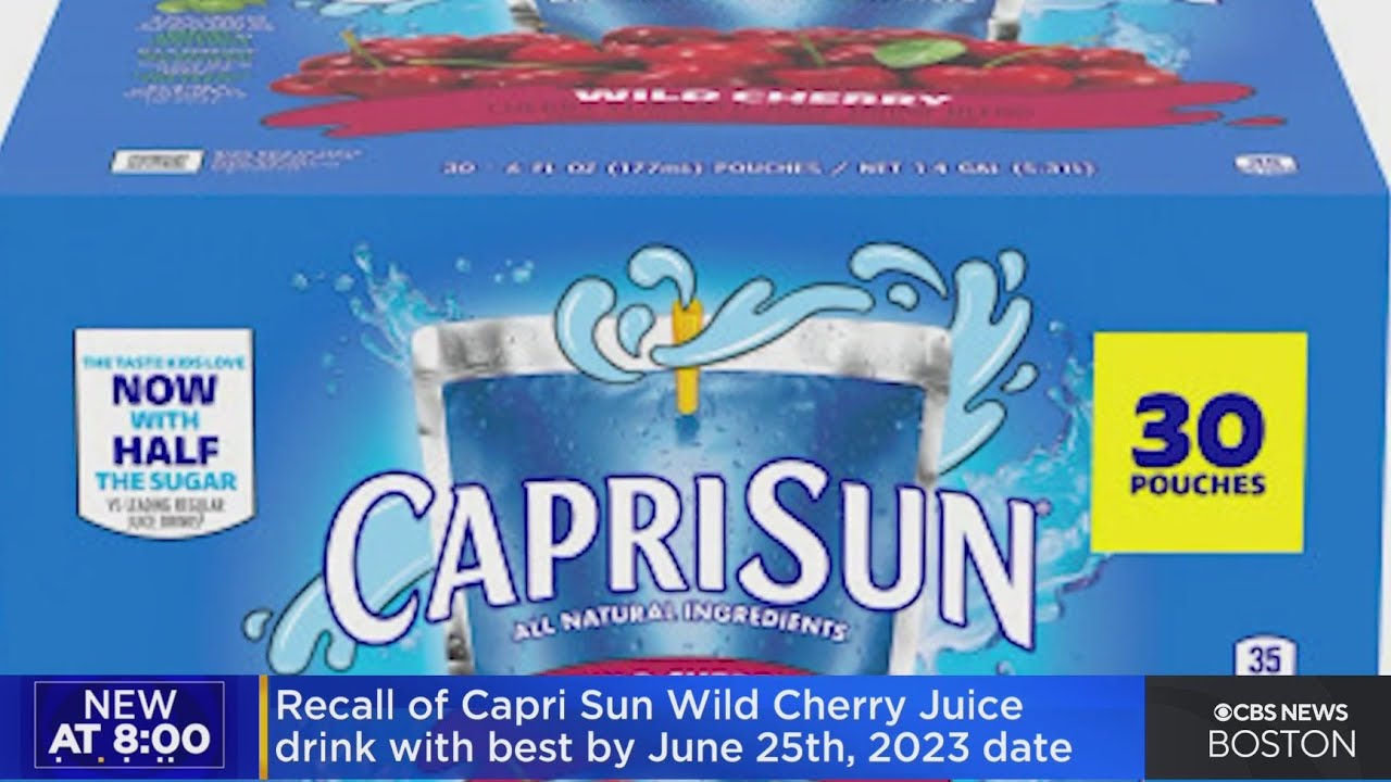 Capri Sun juice pouches recalled for possibly containing cleaning solution YouTube